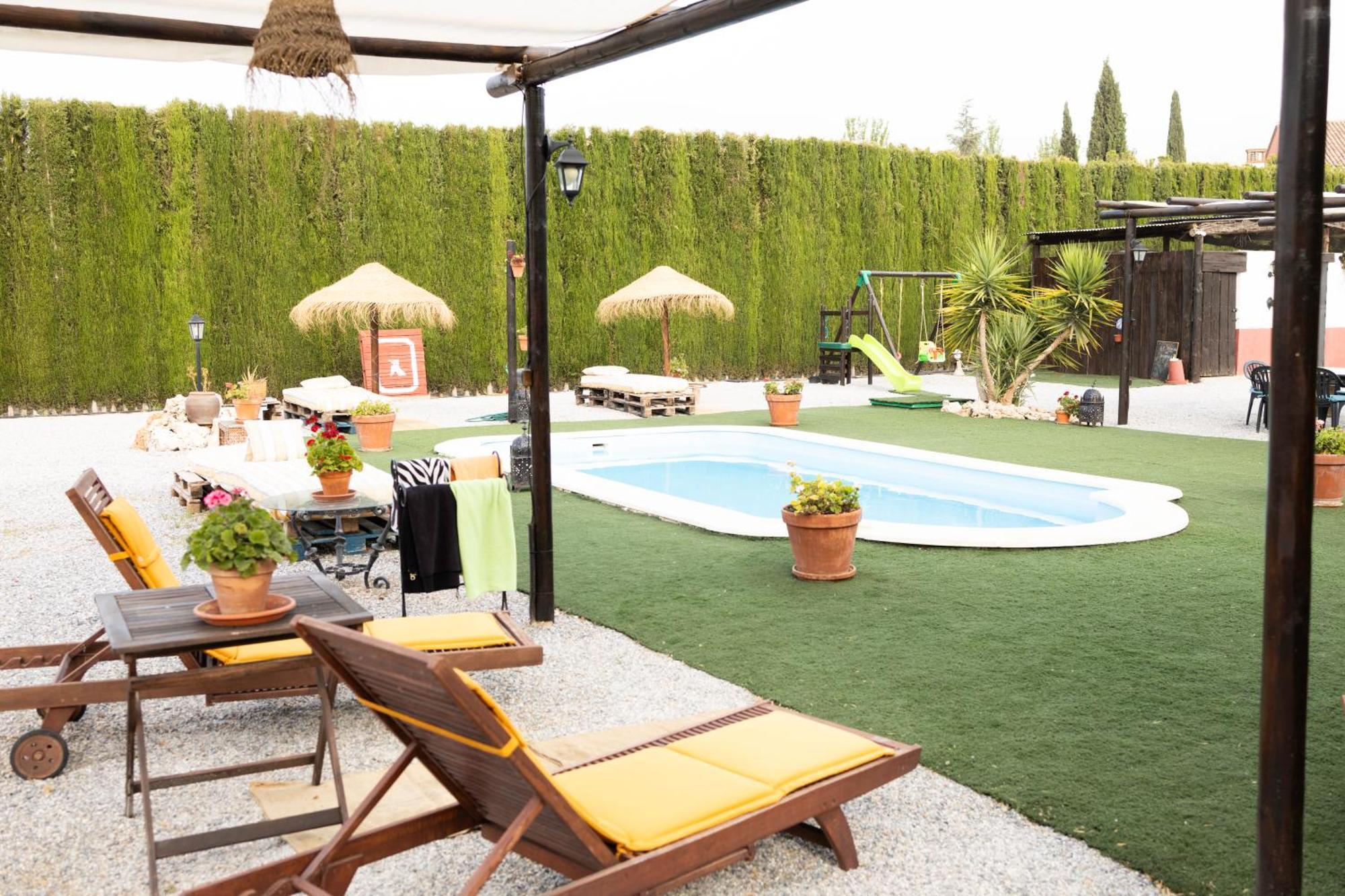 La Cuadra, Finca A Los Pies De Sierra Nevada, A 10 Minutos Del Centro, Piscina, Jardin, Barbacoa La Zubia  Esterno foto